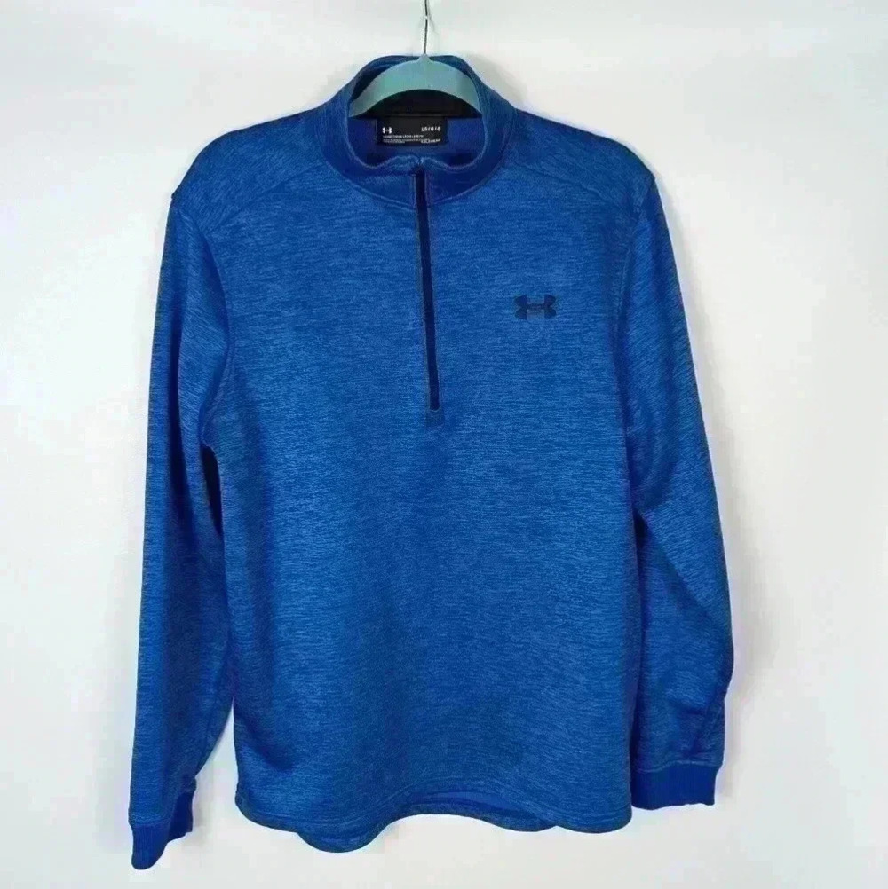Under Armour Men's Blue Athletic Golf Jacket. Size Large